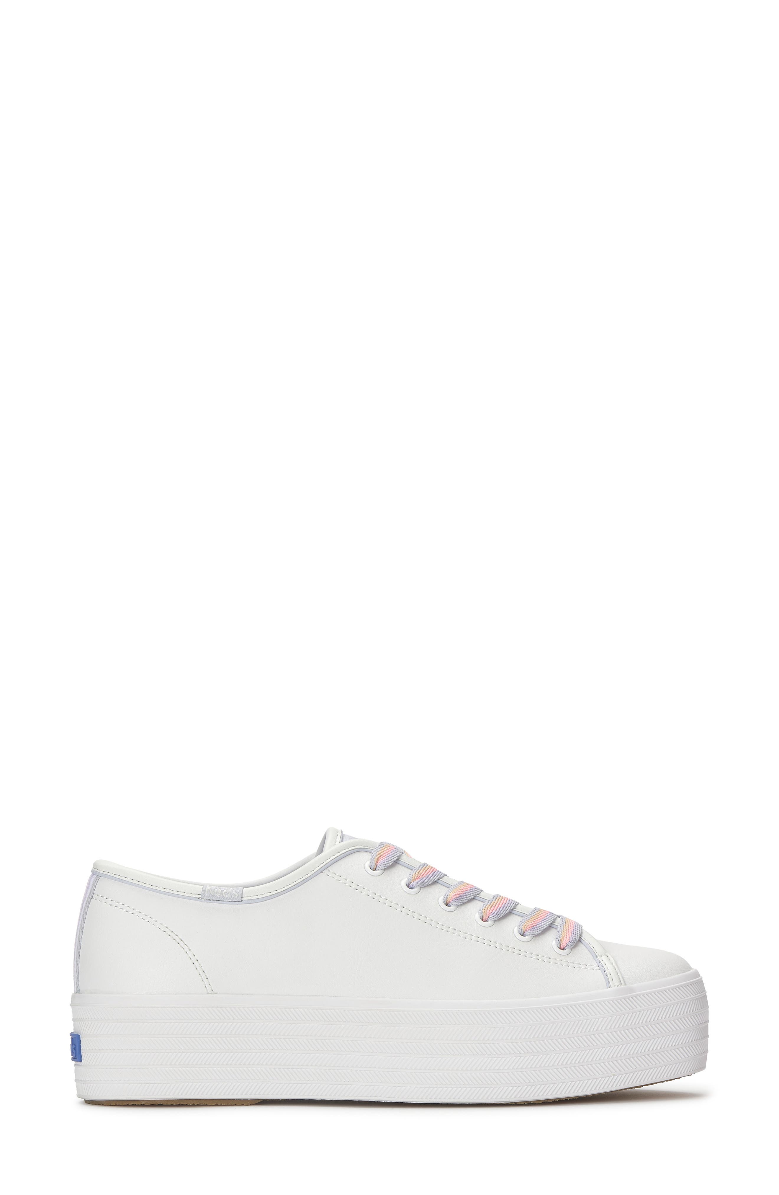 Trip Up Sneaker, Alternate, color, KEDS WHITE/