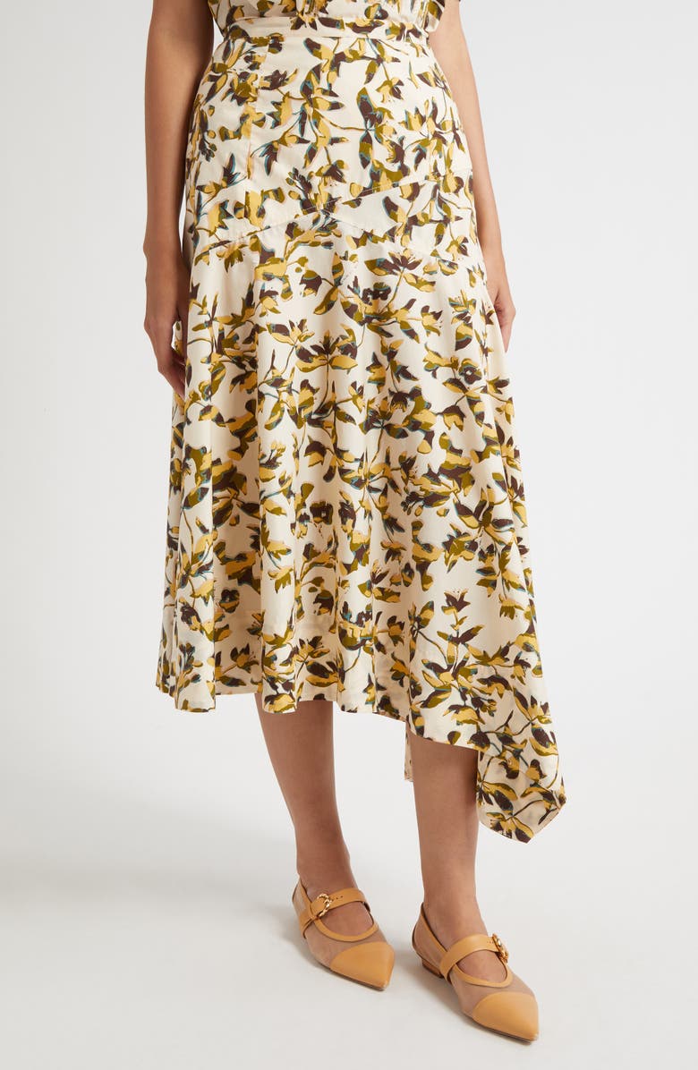 Ulla Johnson Annika High Waist Asymmetric Skirt, Alternate, color, Lucent