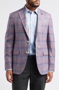 Jack Victor Midland Deco Plaid Wool & Silk Blend Sport Coat