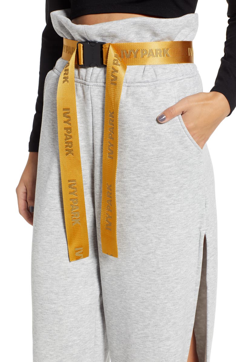 IVY PARK<sup>®</sup> Paperbag Waist Split Leg Joggers, Alternate, color, 