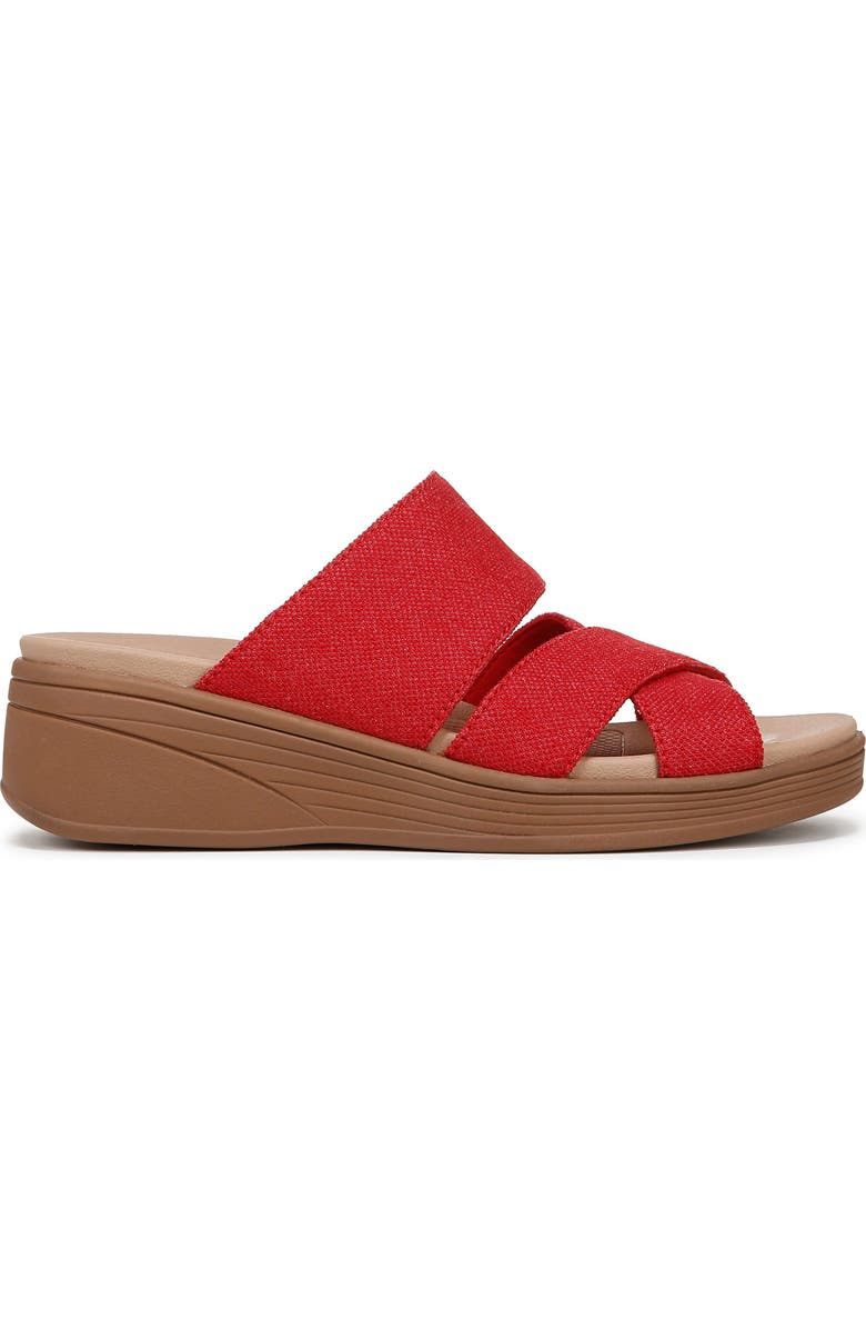 LifeStride Fiona Wedge Sandal, Alternate, color, Red