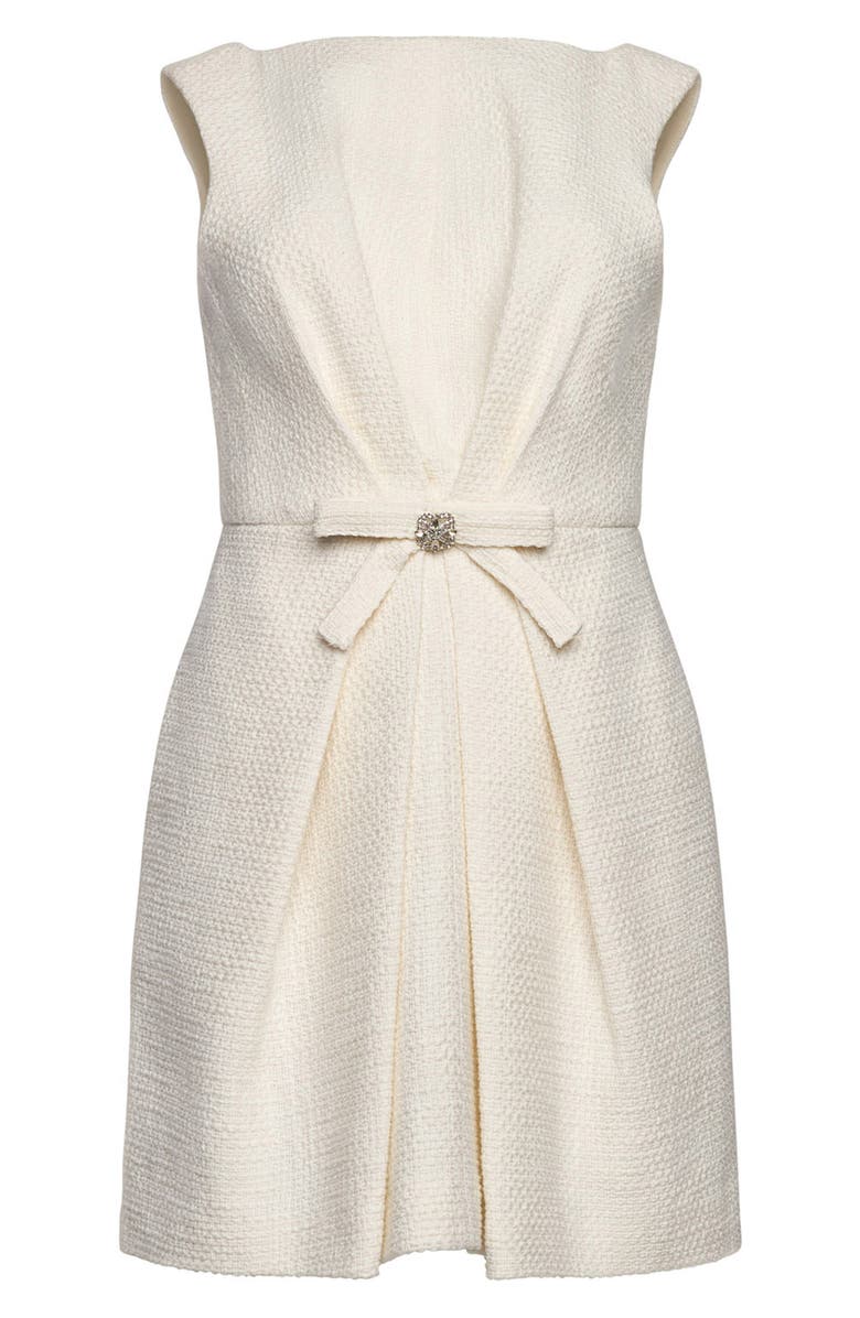 Cinq à Sept Marista Sleeveless Minidress, Alternate, color, Gardenia