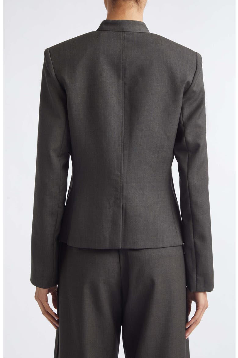 Wool Blend Moto Jacket, Alternate, color, UMBER