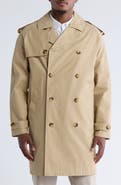 London Fog Double Breasted Water Resistant Trench Coat