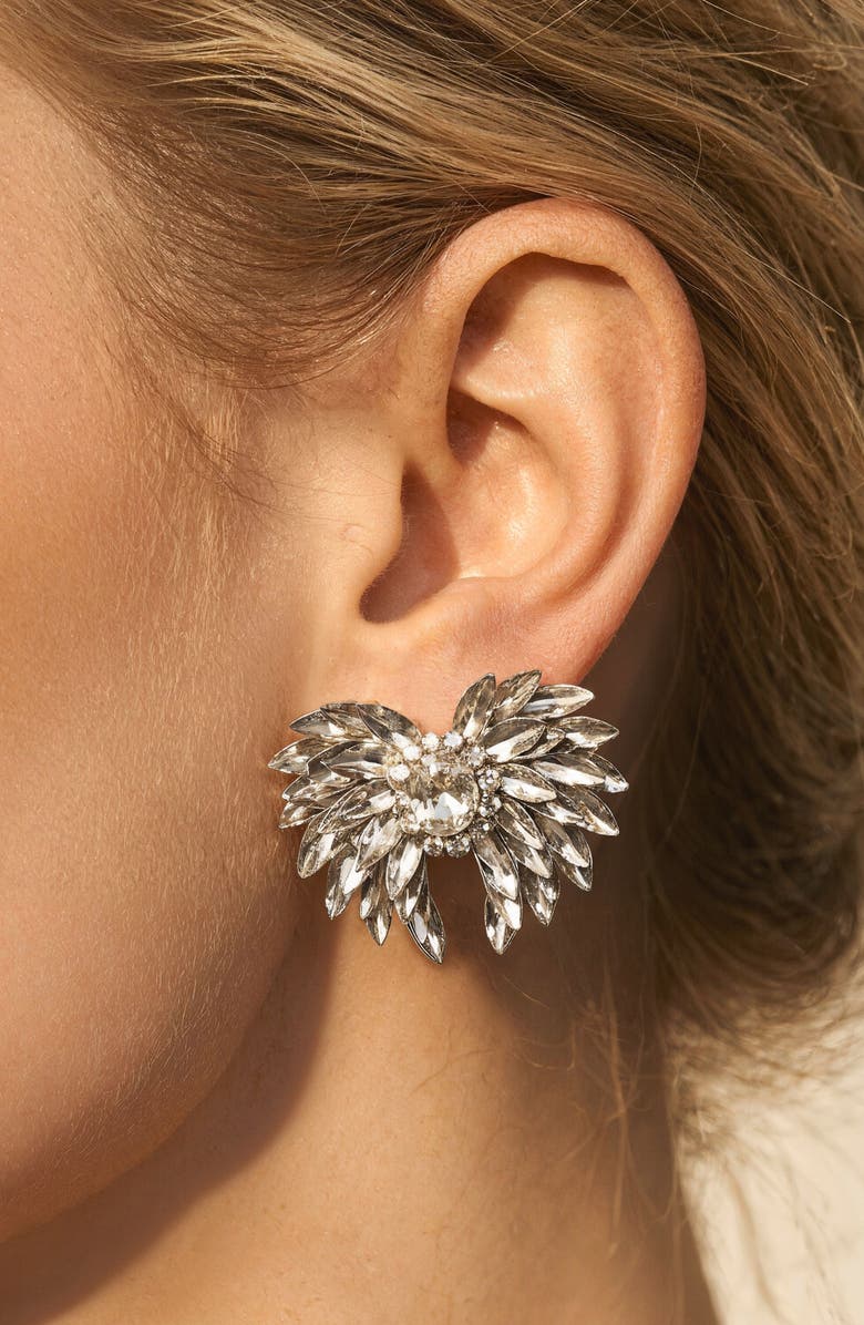 Deepa Gurnani Ottie Earrings, Alternate, color, 