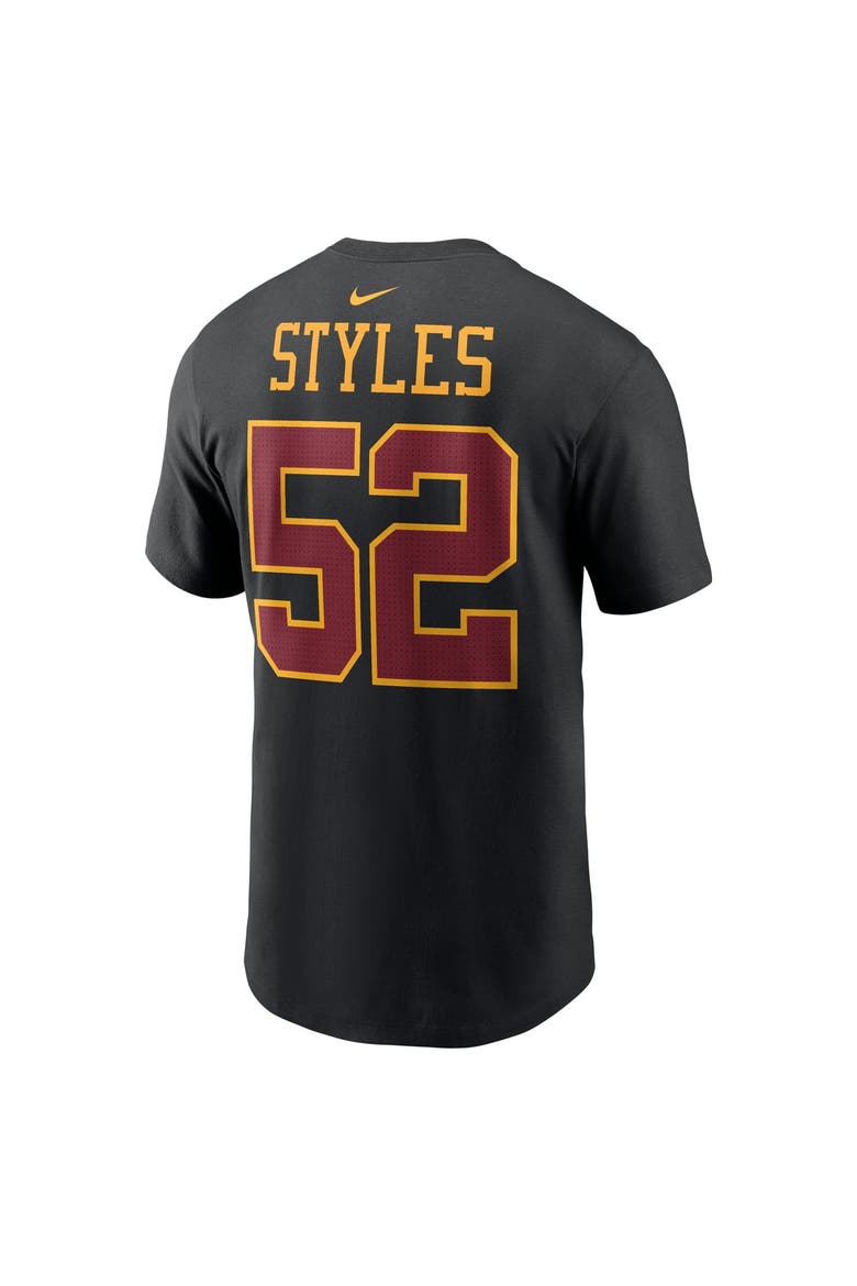 Men's Nike Sonny Styles Black Washington Commanders Name & Number T-Shirt, Alternate, color, Black