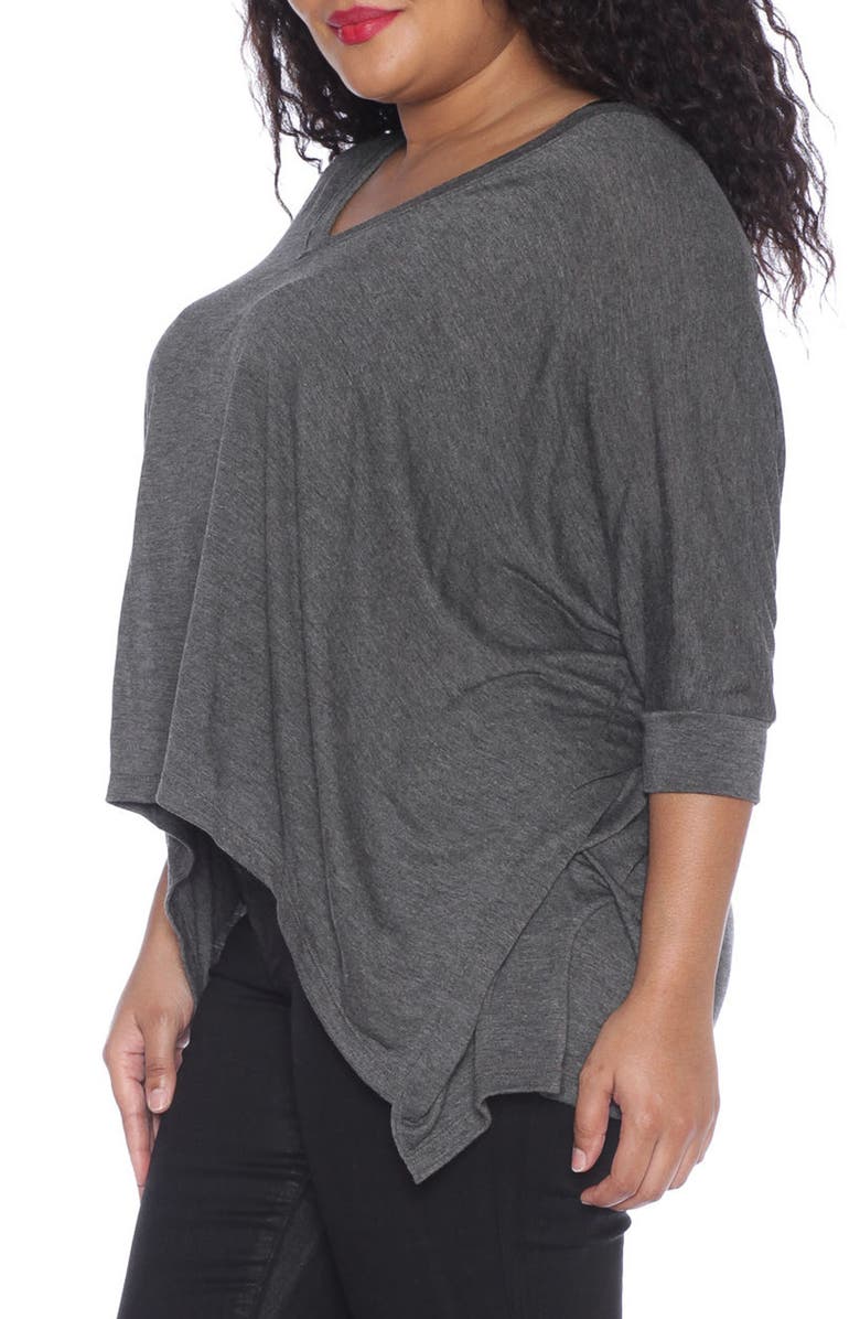 SLINK Jeans V-Neck Tee, Alternate, color, 