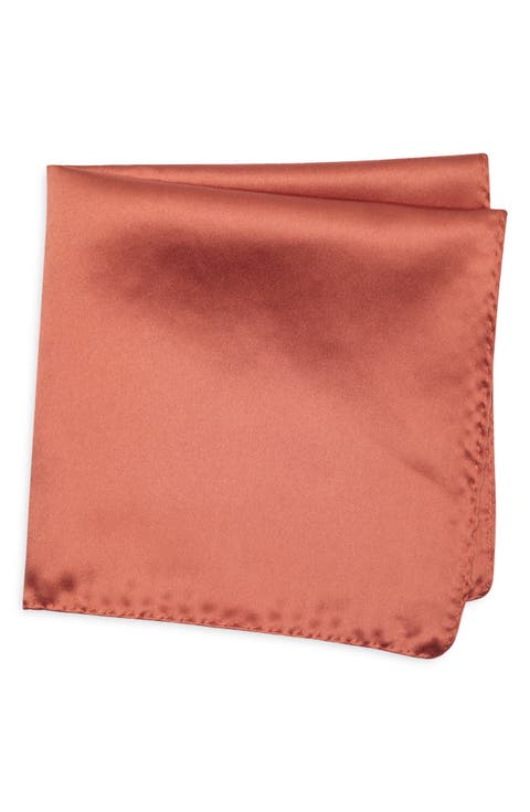 Solid Satin Pocket Square
