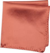 CONSTRUCT Solid Satin Pocket Square