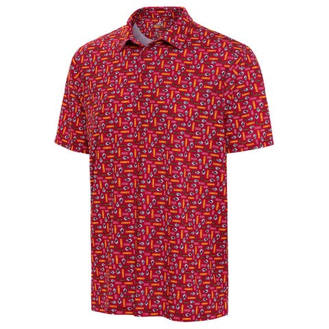 Men's Antigua  Red Kansas City Chiefs Season Tickets Polo