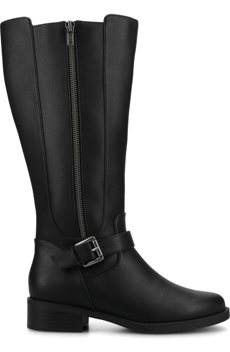 Journee Collection Yasmina Knee High Boot, Alternate, color, Black