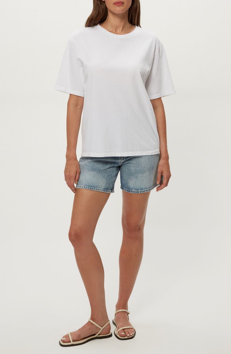 Michael Stars Kennedy Boyfriend T-Shirt, Alternate, color, White