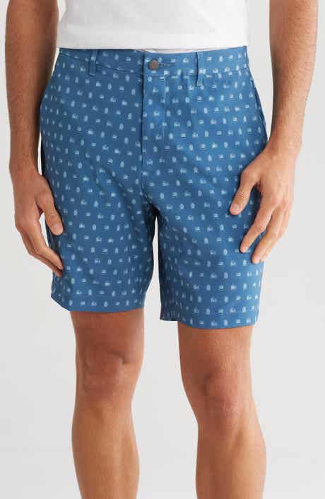 TV Print Stretch Twill Golf Shorts