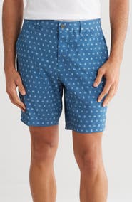 ORIGINAL PENGUIN GOLF TV Print Stretch Twill Golf Shorts