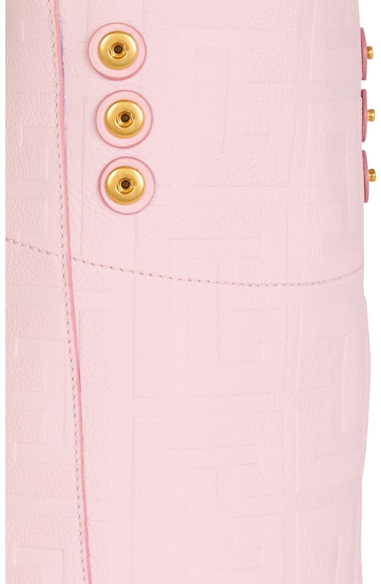 Balmain 1945 Soft Grained Leather Tote, Alternate, color,