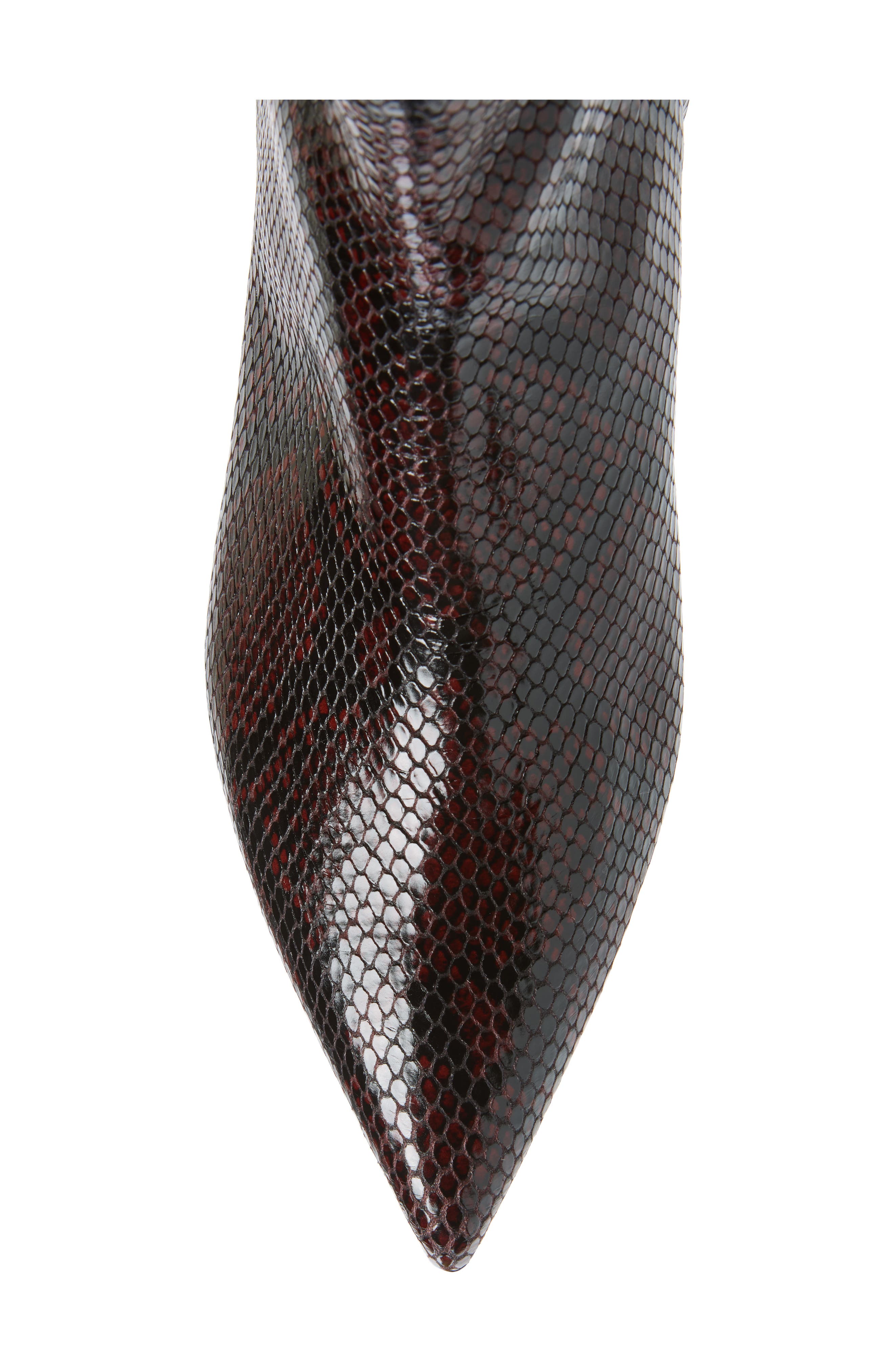 Sofie Pointed Toe Bootie, Alternate, color, PORT
