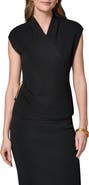 Donna Karan New York Faux Wrap Sweater