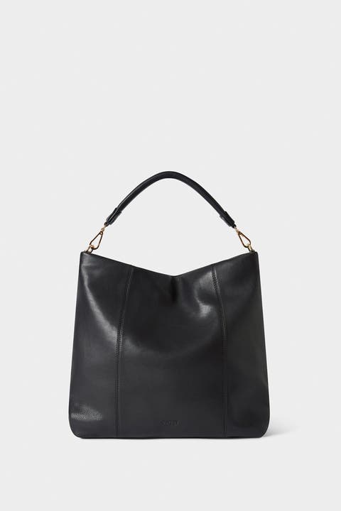 The Carina Large Leather Hobo Bag