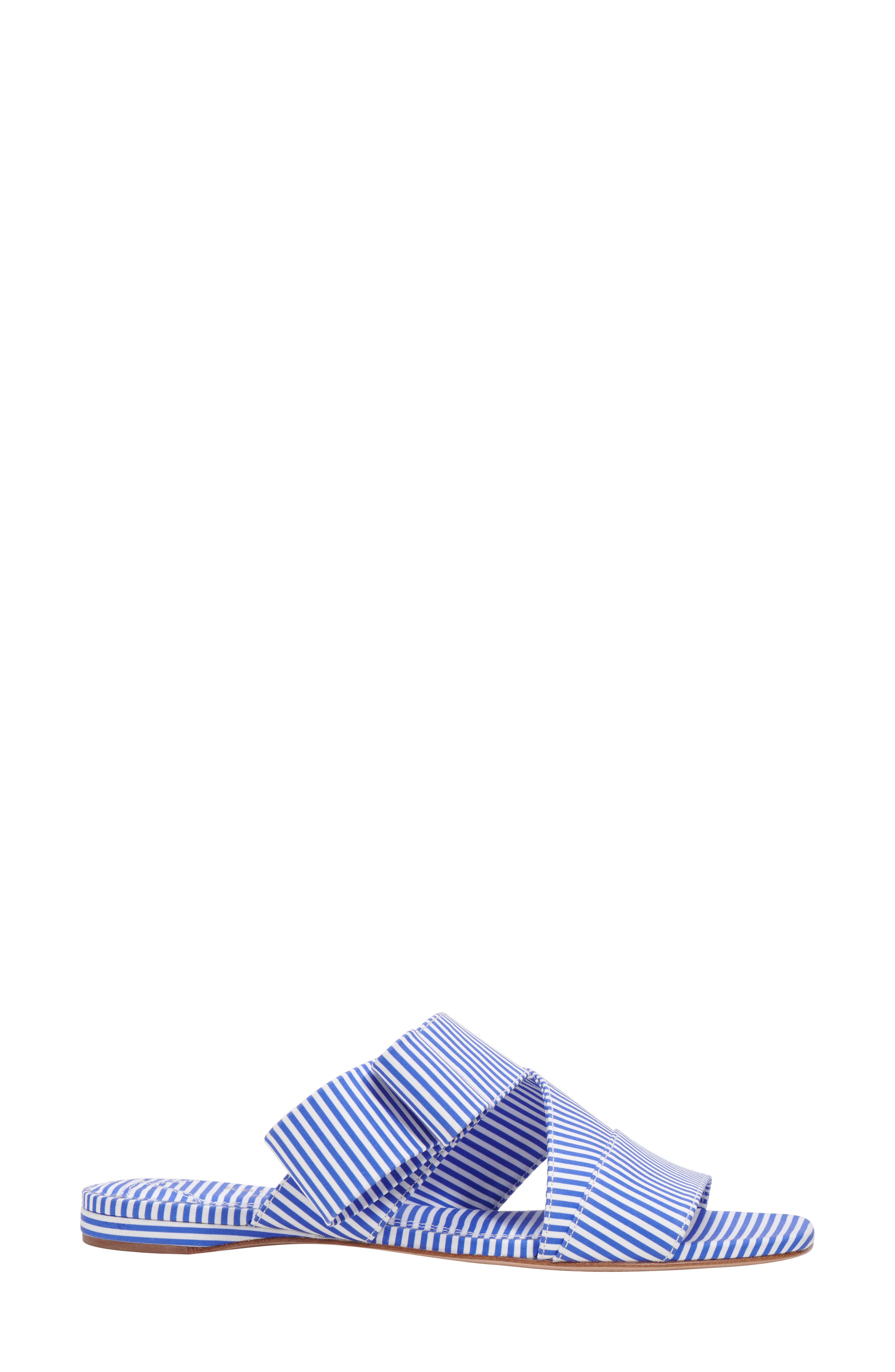Kate Spade New York bianca stripe slide sandal, Alternate, color, 