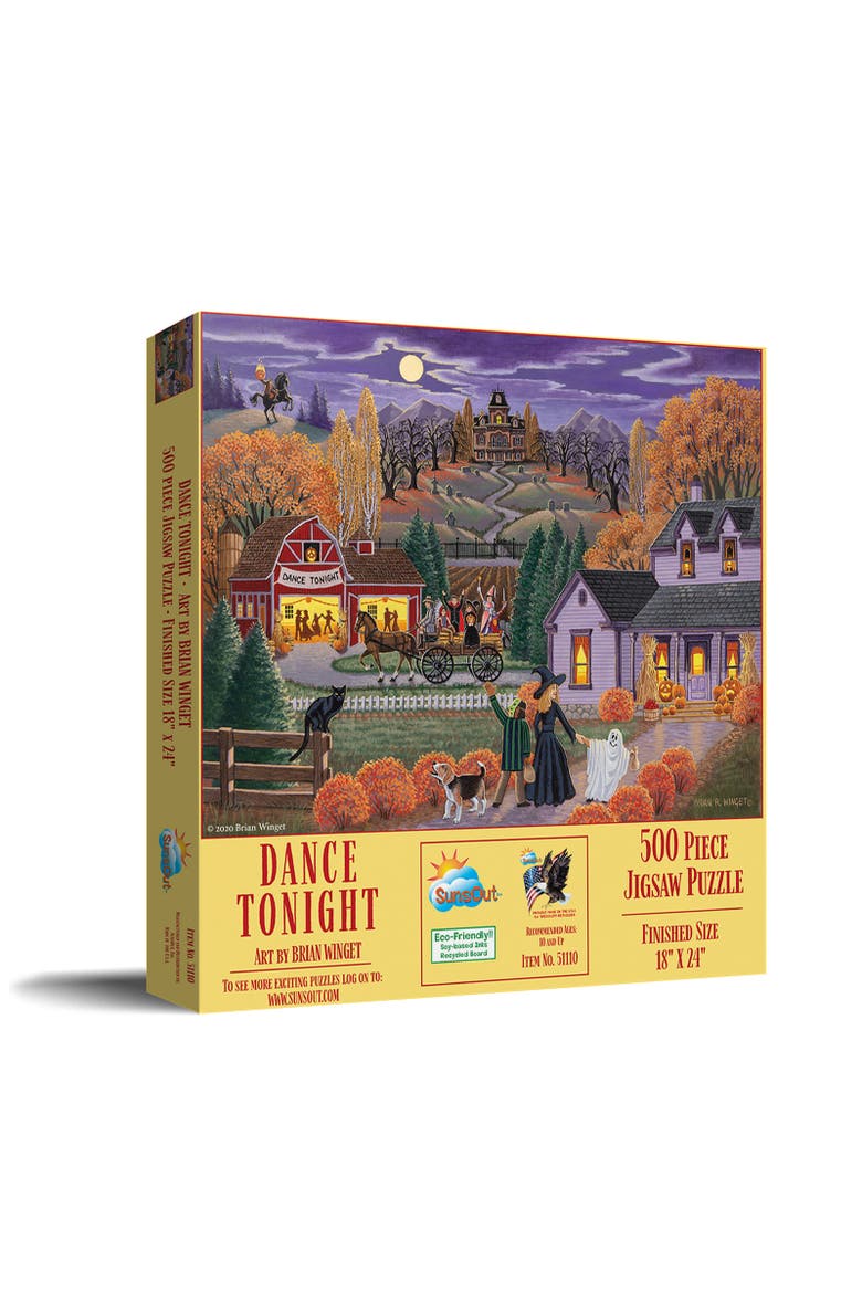 Dance Tonight 500 piece Jigsaw Puzzle for Adults, Main, color, Multicolor