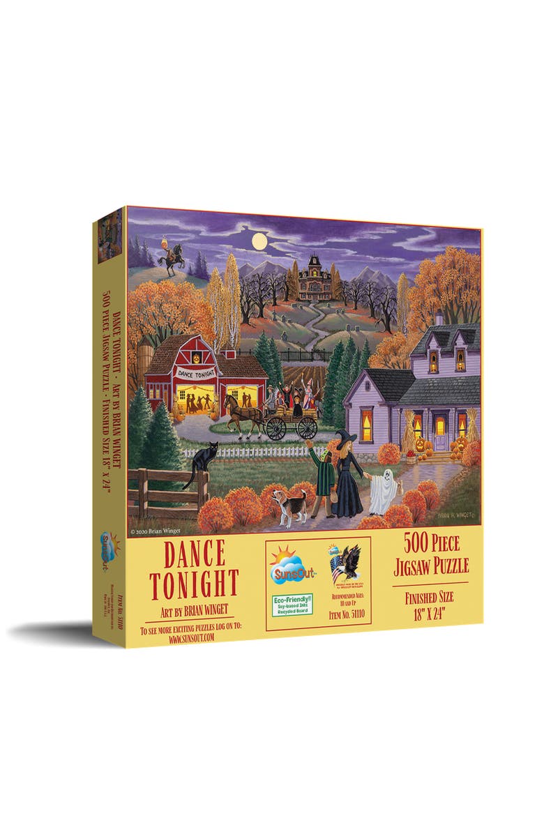 Sunsout Dance Tonight 500 piece Jigsaw Puzzle for Adults, Main, color, Multicolor