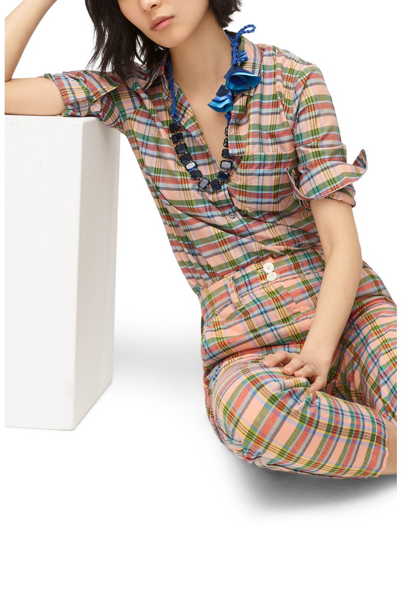 Plaid Classic Popover Shirt, Main, color, MOUNTAIN MULTI