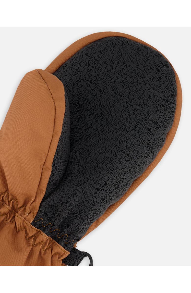 Deux par Deux Boy Winter Mittens Play, Alternate, color, Brown Sugar
