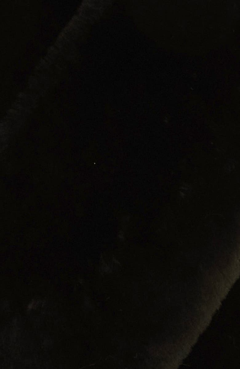 TOTEME Genuine Shearling Tuxedo Scarf, Alternate, color, Black