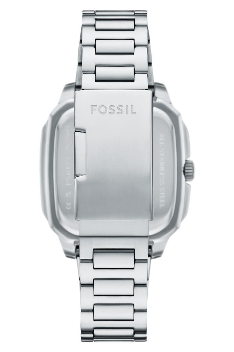 Crosby Bracelet Watch, 42mm x 30mm, Alternate, color, BLUE/ SILVER