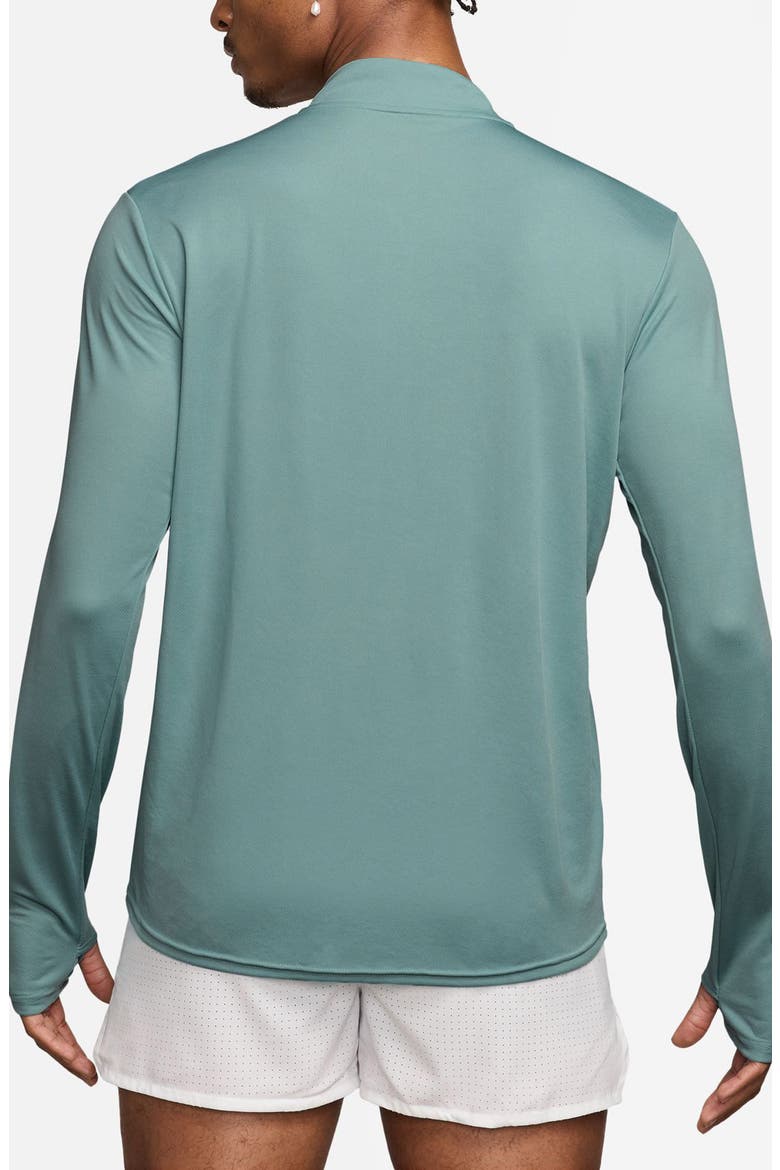 Dri-FIT Half Zip Running Top, Alternate, color, CANNON/ REFLECTIVE SILVER