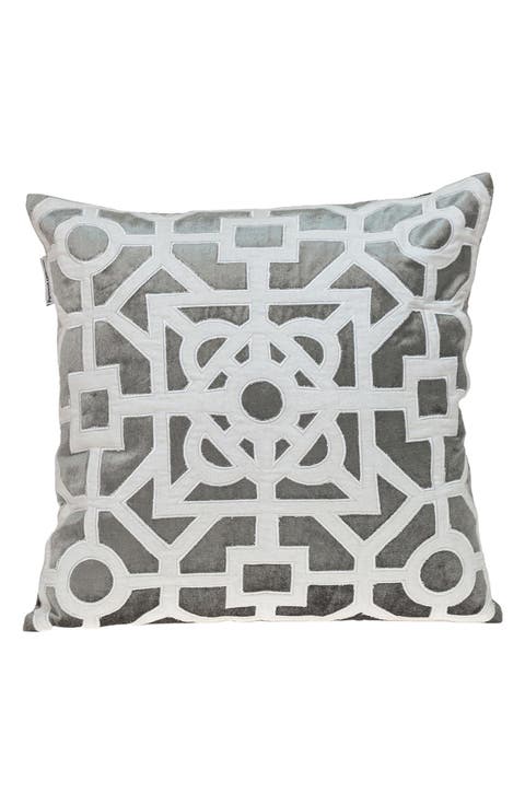 Hazel Geometric Accent Pillow