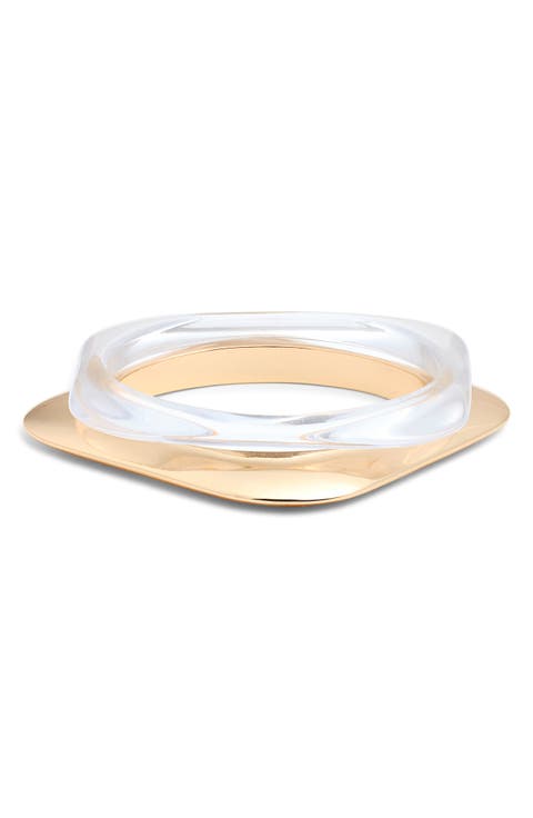 Set of 2 Resin Bangle Bracelets