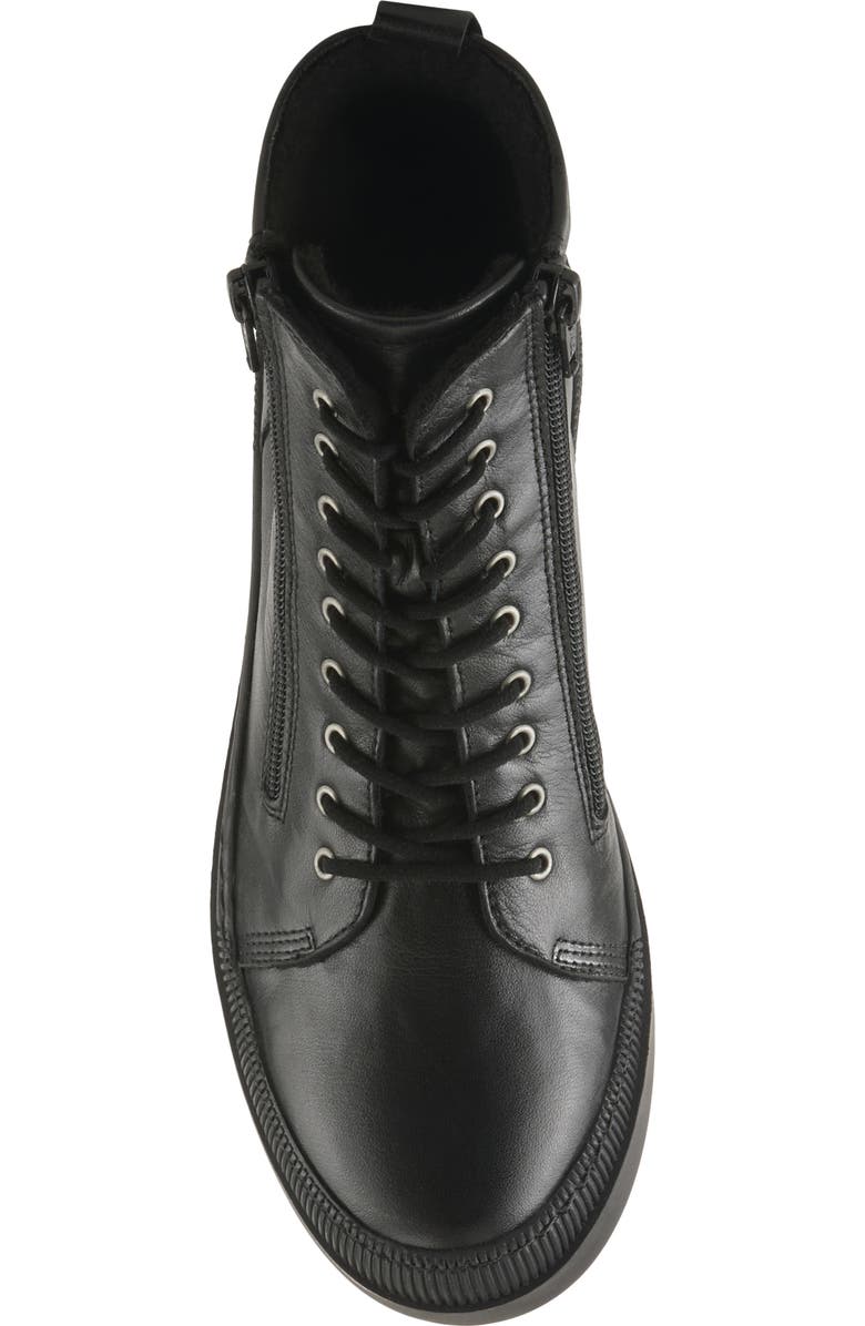 Spring Step Leather Combat Boot, Alternate, color,