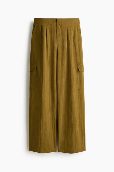 Wide Cargo Trousers