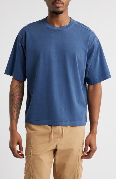 Garment Dyed Boxy Crop T-Shirt