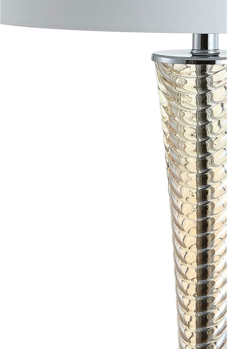 JONATHAN Y Caterina 32" Glass LED Table Lamp, Champagne, Alternate, color, Champagne