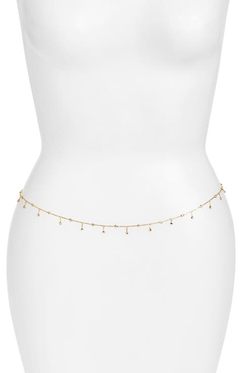 Cubic Zirconia Belly Chain