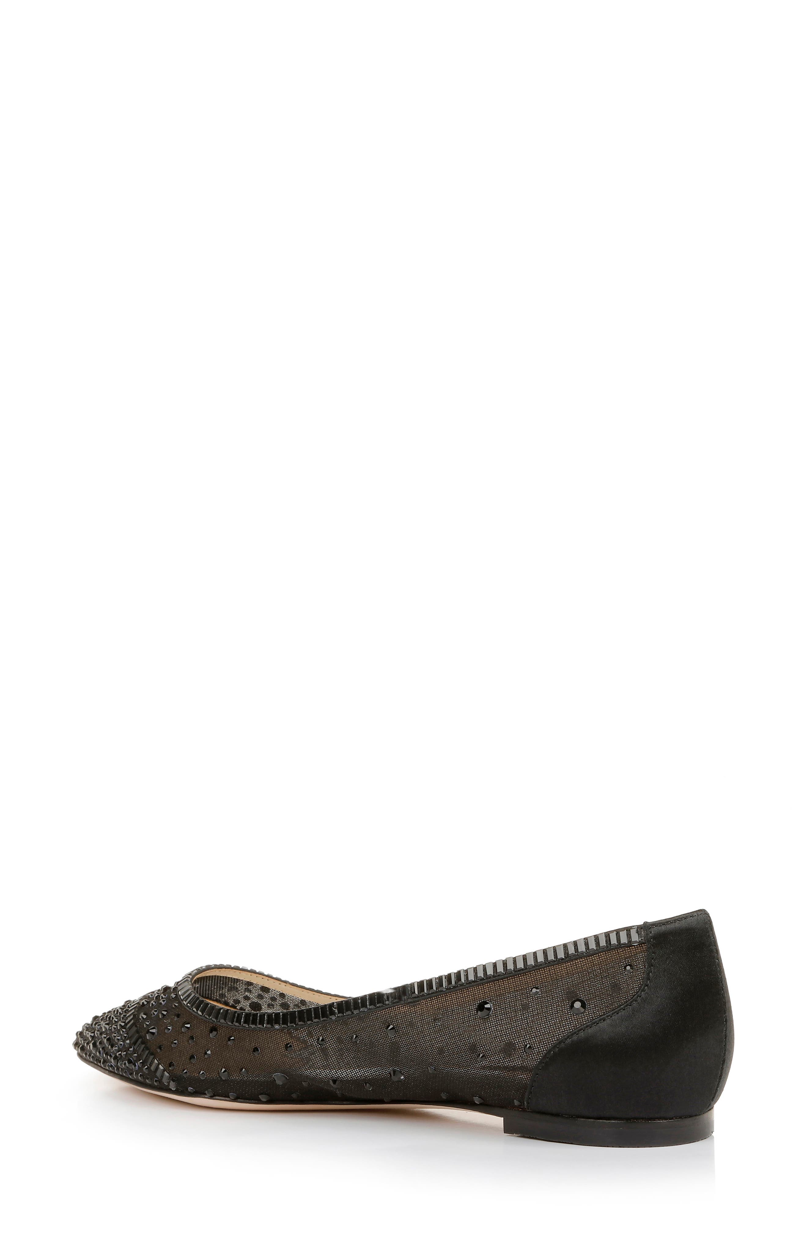 Badgley Mischka Collection Babette Pointed Toe Flat, Alternate, color, 