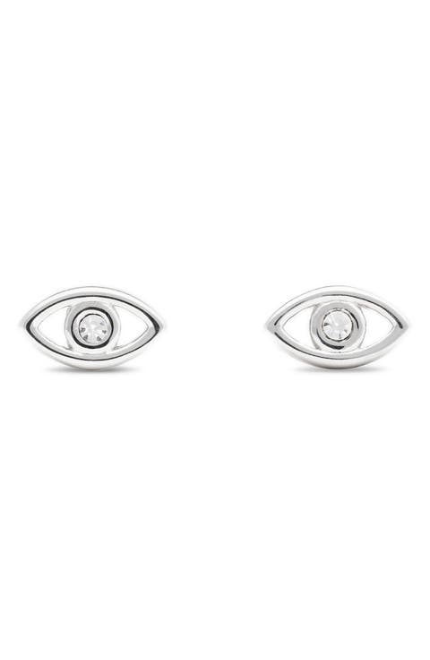 you're a gem evil eye stud earrings