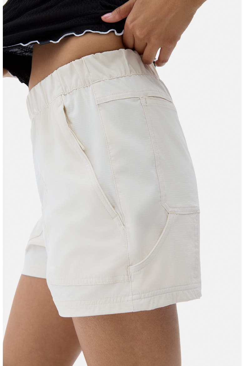 Bastille Trail Shorts, Alternate, color, OATMILK