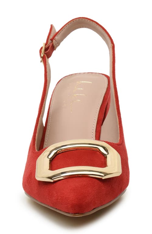 NICOLE MILLER NICOLE MILLER BLOCK HEEL SLINGBACK PUMP