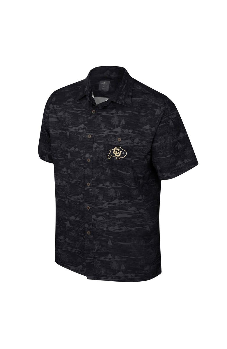 COLOSSEUM Men's Colosseum Black Colorado Buffaloes Ozark Button-Up Shirt, Alternate, color, 