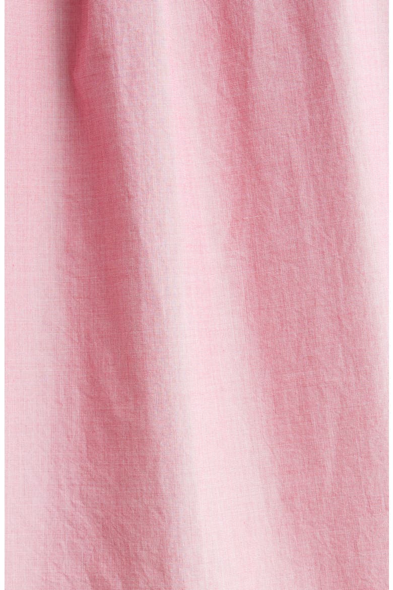 Solid Pink Button-Down Shirt, Alternate, color, EOELT RED