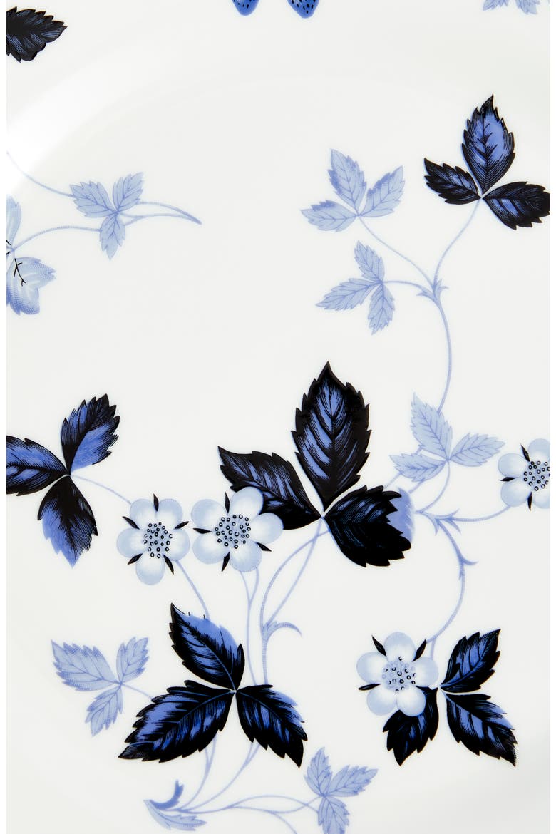 Wild Strawberry Inky Blue Bone China Side Plate, Alternate, color, BLUE