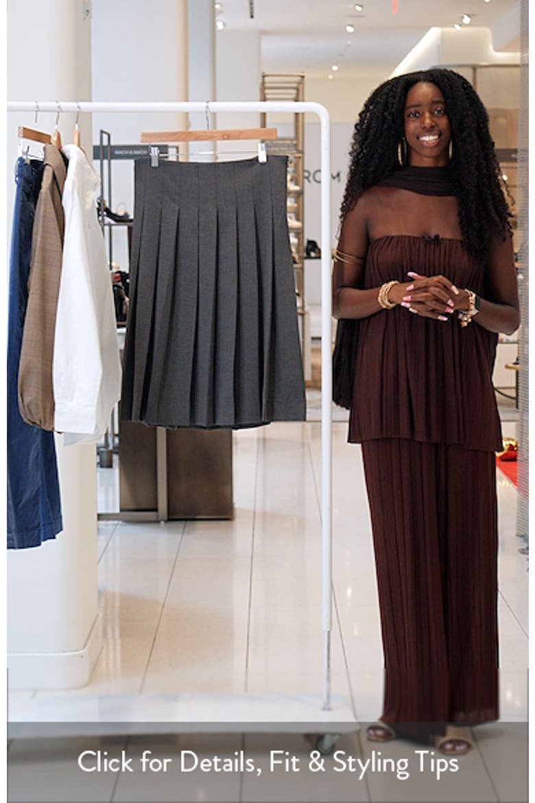Darby Pleated Skirt video