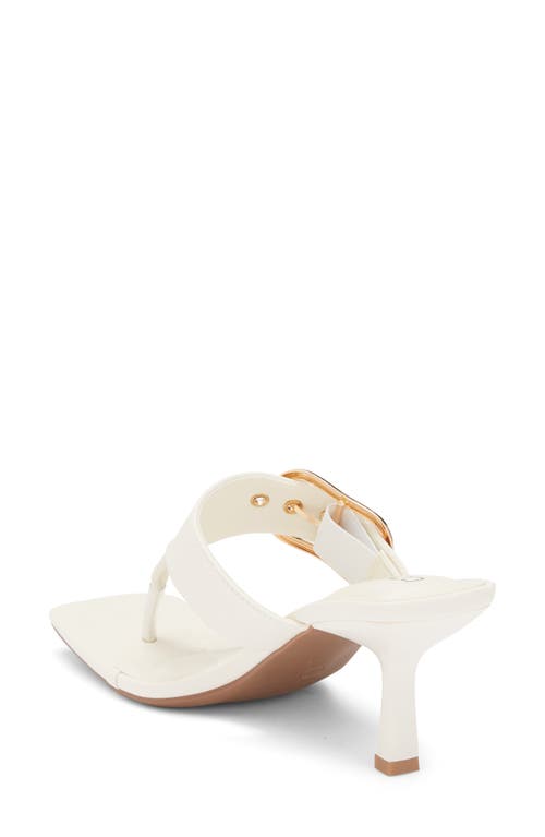 Wild Diva Lounge Merasa Heeled Slide Sandal In Gray