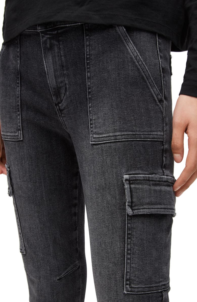 AllSaints Duran Skinny Cargo Jeans, Alternate, color, 