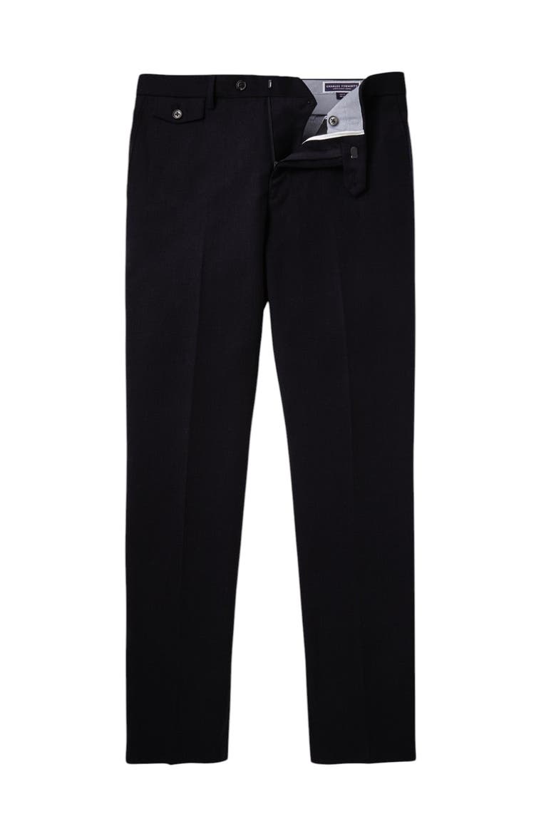 Stretch Wool Trousers, Alternate, color, Navy