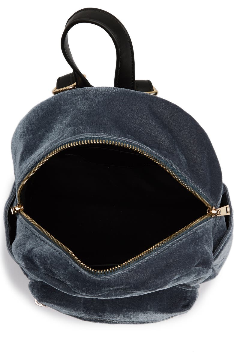 BP. Mini Velvet Backpack, Alternate, color,