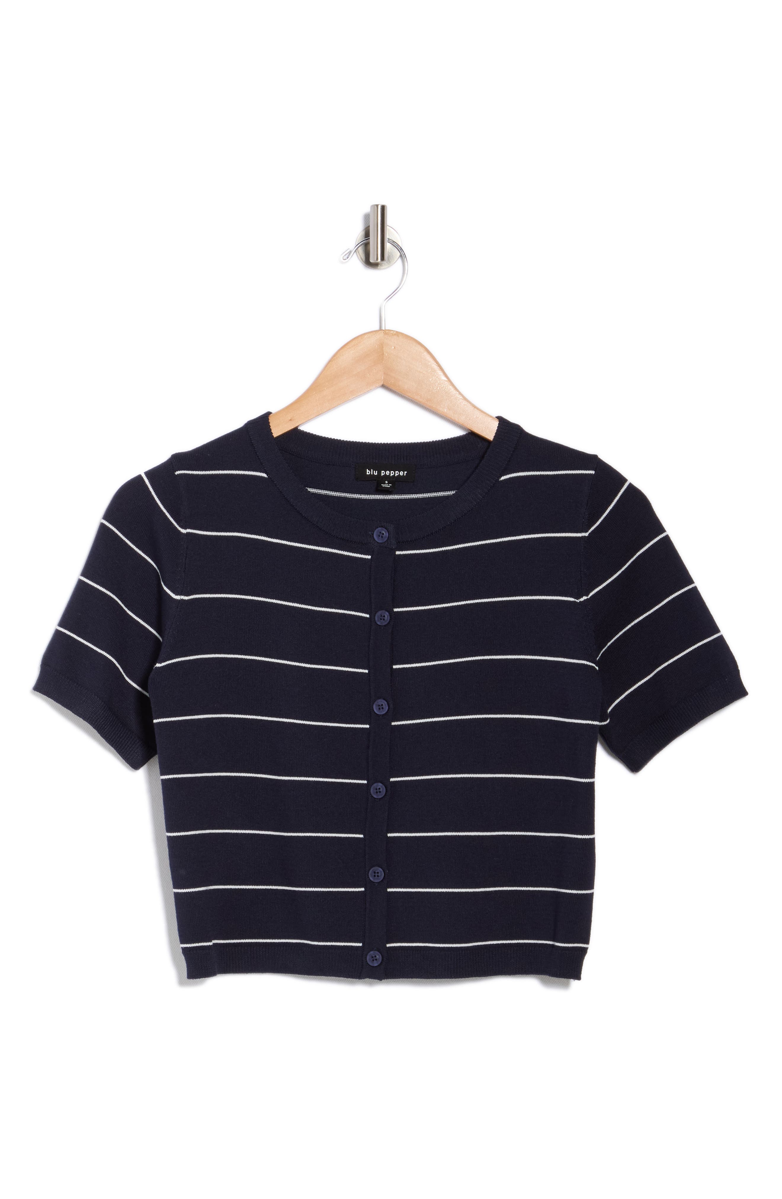 Blu Pepper Short Sleeve Cardigan